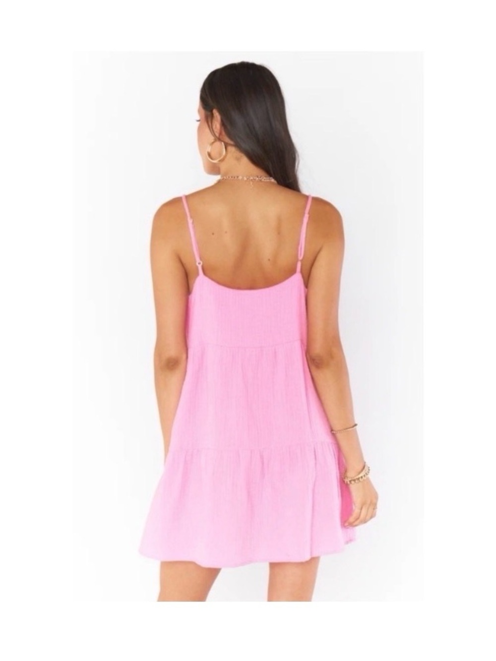 SHOW ME YOUR MUMU Pink Babydoll Mini Dress - Picture 6 of 9